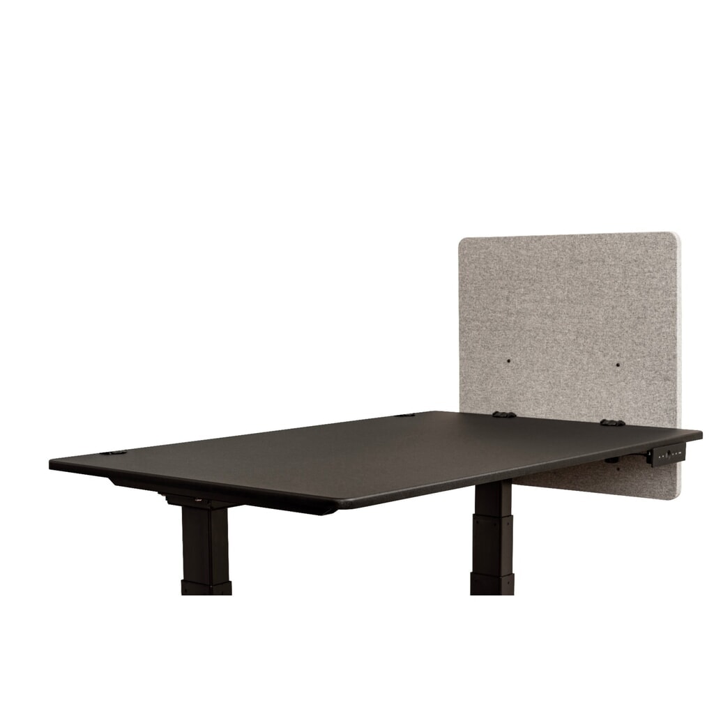 N° de l'image du produit 1 : Panneau acoustique RECLAIM pour bureau, paroi latérale, largeur 600 mm, gris clair