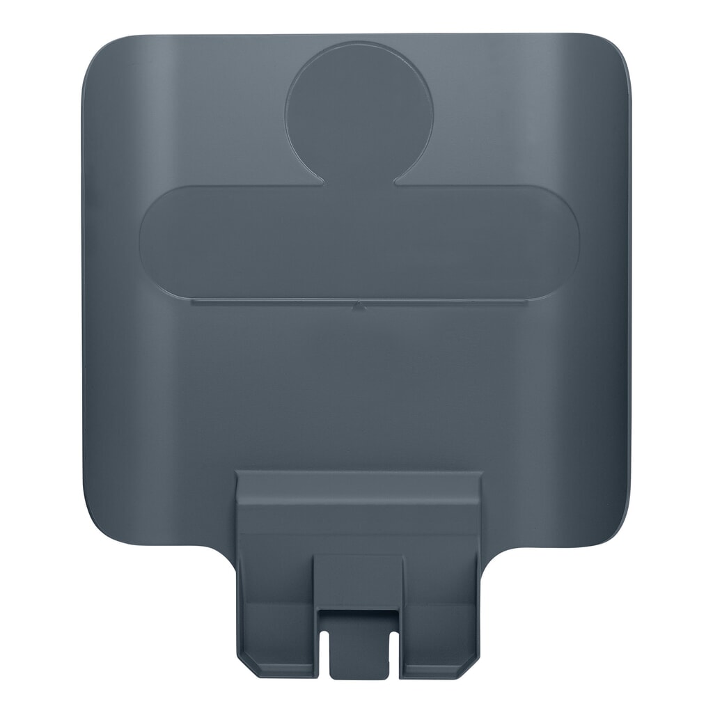 Panneau pour station de recyclage Rubbermaid® Slim Jim, gris Illustration du produit: Panneau pour station de recyclage Rubbermaid® Slim Jim, gris