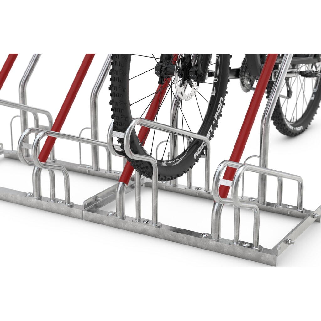 wsm® Parc à vélo, stationnement d’1 côté, 2 emplacements, écart entre les roues 350 mm N° de l'image du produit 2 : wsm® Parc à vélo, stationnement d’1 côté, 2 emplacements, écart entre les roues 350 mm