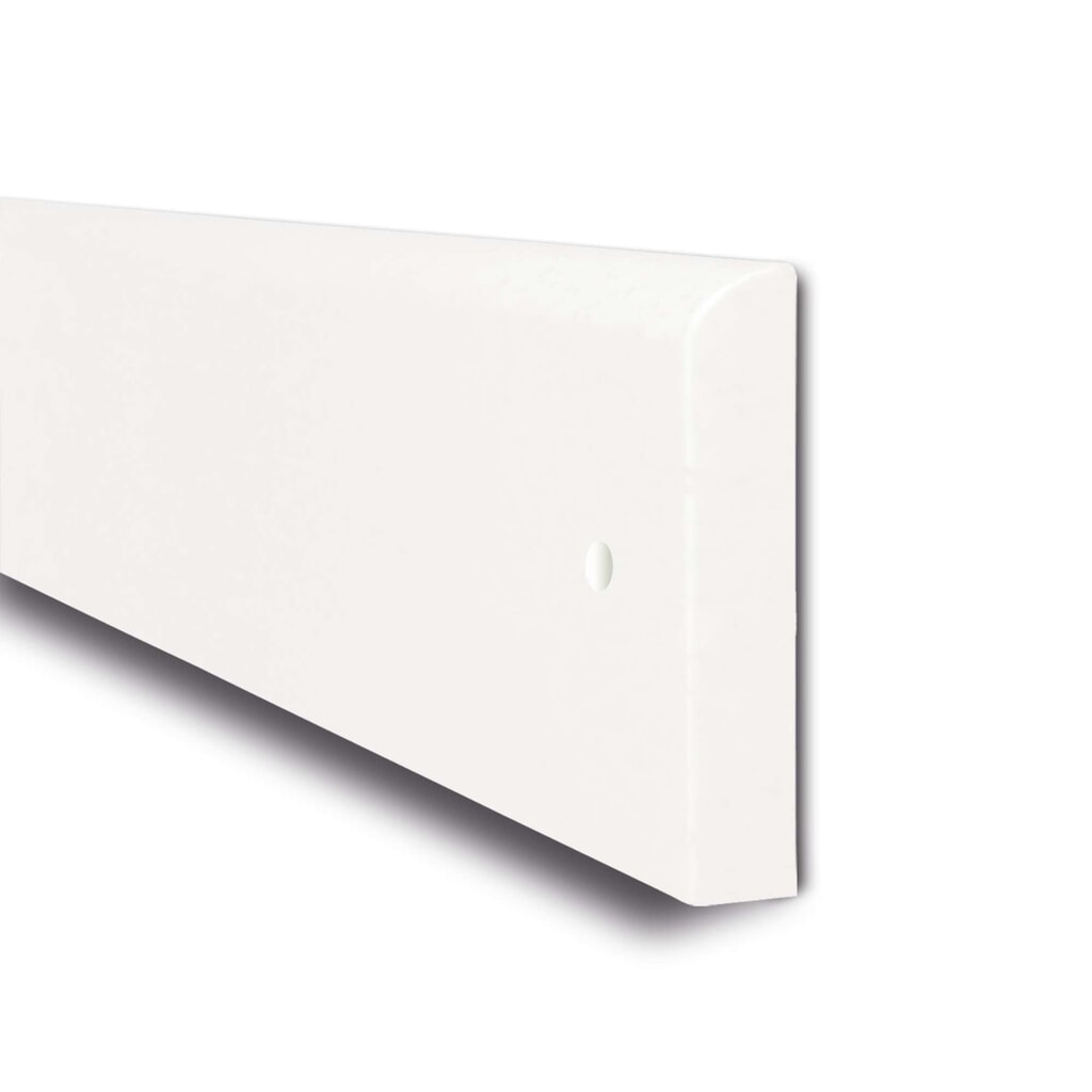 Illustration du produit: MORAVIA Protection contre les chocs pour murs, à monter, Hxl 150 x 10 mm, longueur 2 060 mm, blanc