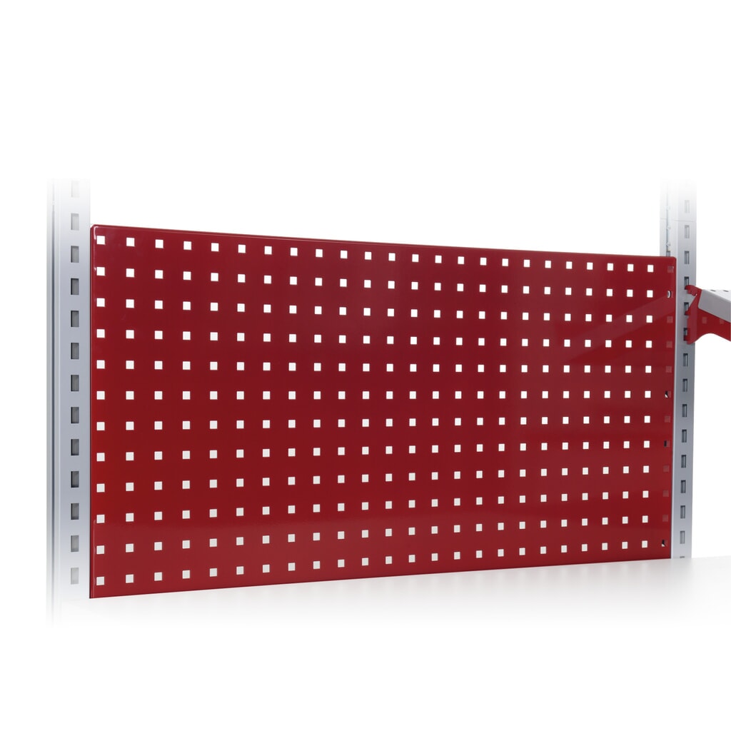 Paroi arrière perforée pour les Rocholz tables d’emballage FLEX, H x l x P 500 x 1 000 x 30 mm Illustration du produit: Paroi arrière perforée pour les Rocholz tables d’emballage FLEX, H x l x P 500 x 1 000 x 30 mm