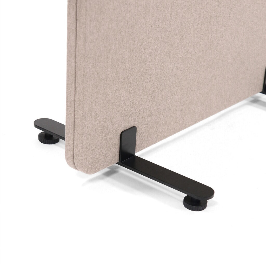 Pièce centrale hjh OFFICE pour système de parois de séparation FLEXMIUT, taupe N° de l'image du produit 4 : Pièce centrale hjh OFFICE pour système de parois de séparation FLEXMIUT, taupe