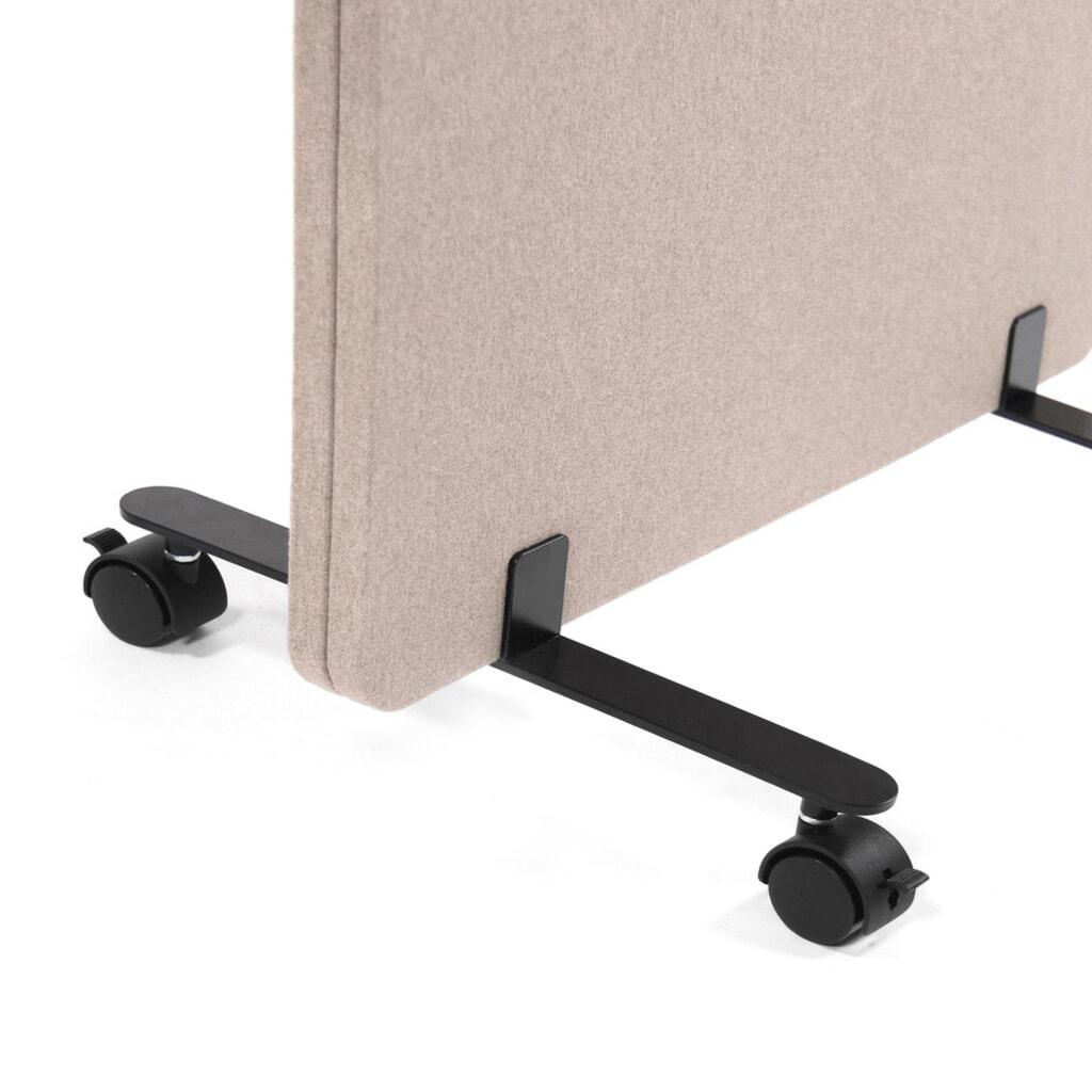 Pièce centrale hjh OFFICE pour système de parois de séparation FLEXMIUT, taupe N° de l'image du produit 6 : Pièce centrale hjh OFFICE pour système de parois de séparation FLEXMIUT, taupe