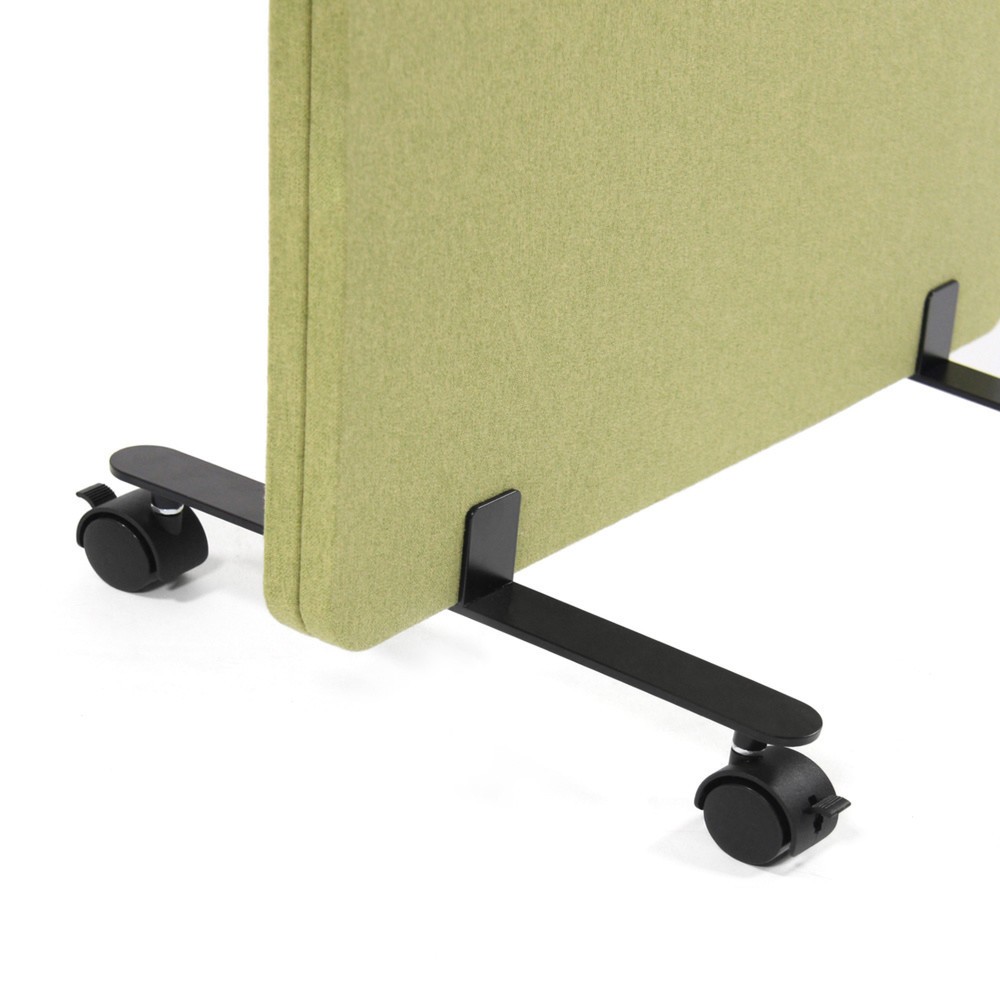 Numéro de l'image du produit 6: Système de parois de séparation mobiles acoustiques hjh OFFICE FLEXMIUT, lot de 2, vert