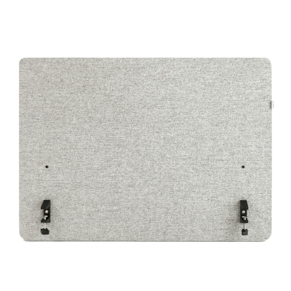 Numéro de l'image du produit 2: Paroi de séparation acoustique de bureau hjh FLEXMIUT D SIDE D 80 cm, gris clair