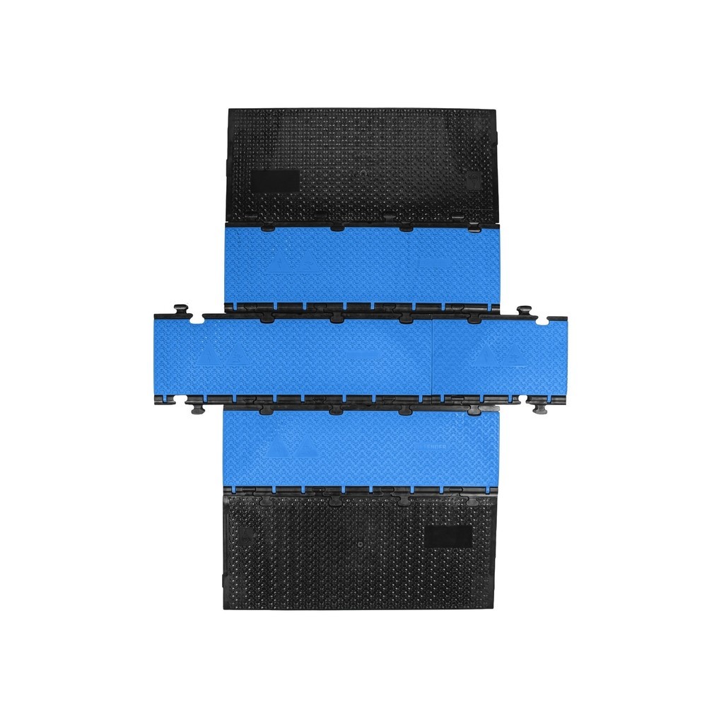 Numéro de l'image du produit 4: Partie centrale du passage de câbles Defender® MIDI 5 2D by Adam Hall, 5 canaux, bleue
