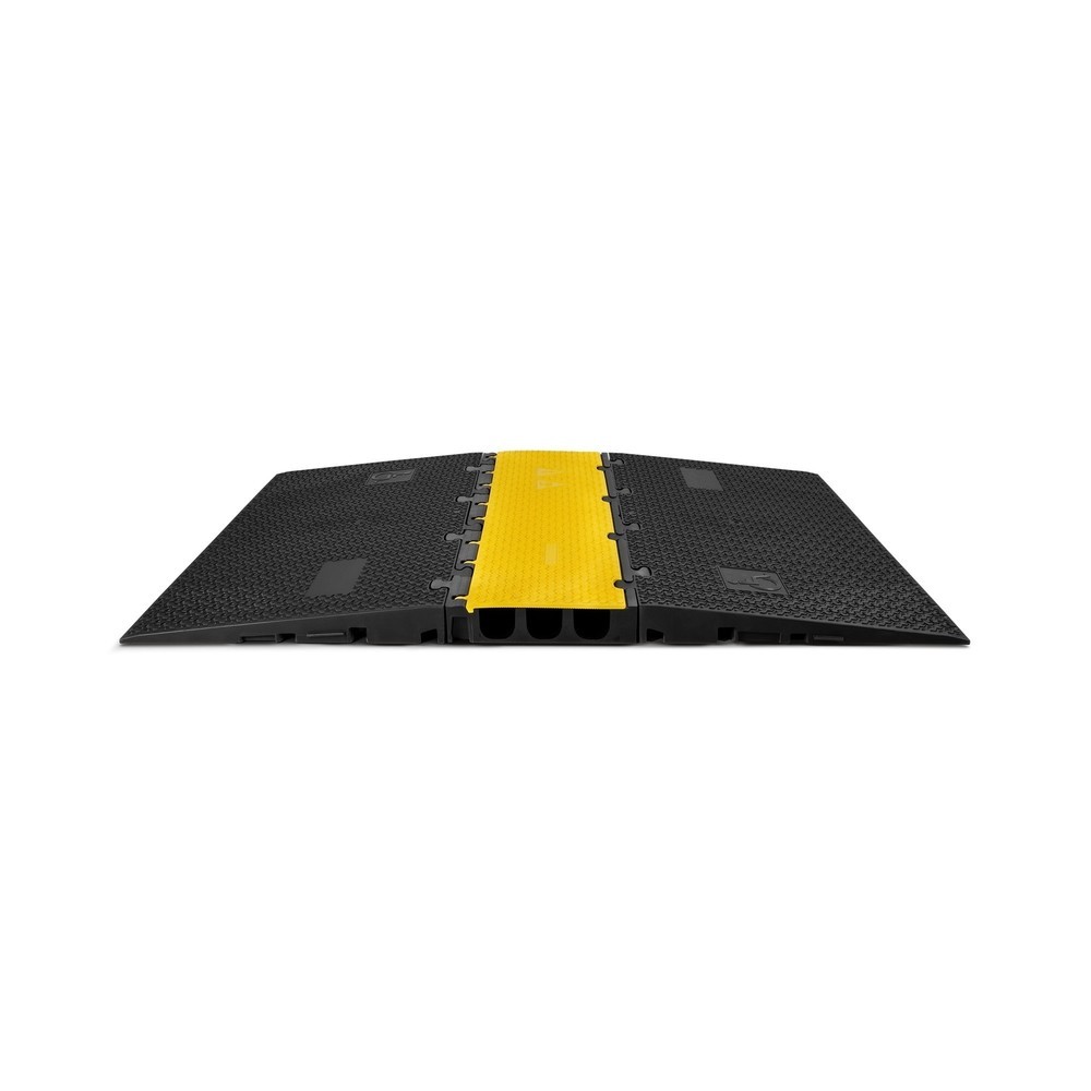 Numéro de l'image du produit 7: Partie centrale du passage de câbles Defender® MIDI 3 2D by Adam Hall, 3 canaux, noire/jaune