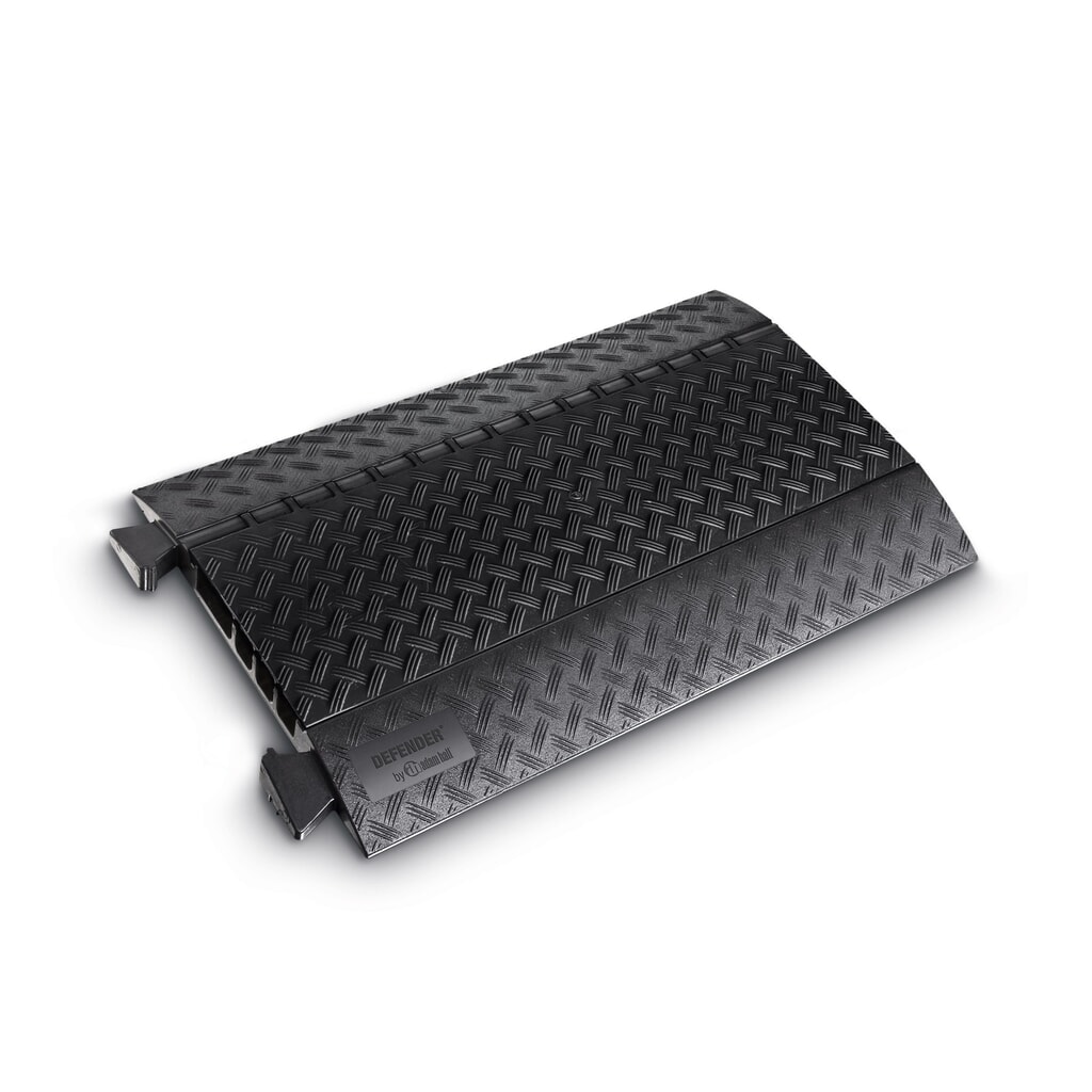 Illustration du produit: Passage de câbles Defender® MIDI 4C by Adam Hall, 4 canaux, noir