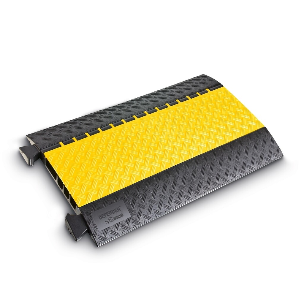Illustration du produit: Passage de câbles Defender® MIDI 4C by Adam Hall, 4 canaux, noir/jaune