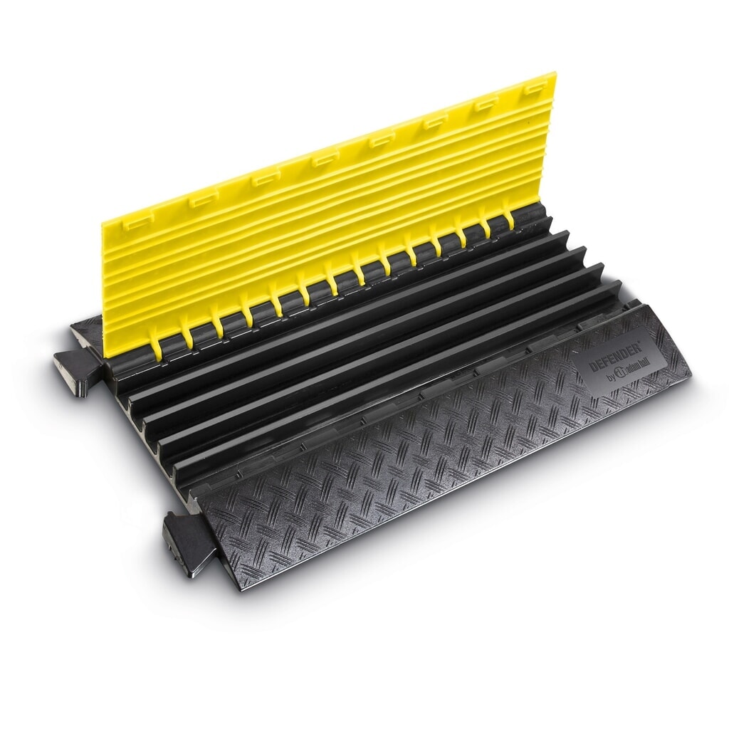 N° de l'image du produit 3 : Passage de câbles Defender® MIDI 5 by Adam Hall, 5 canaux, noir/jaune