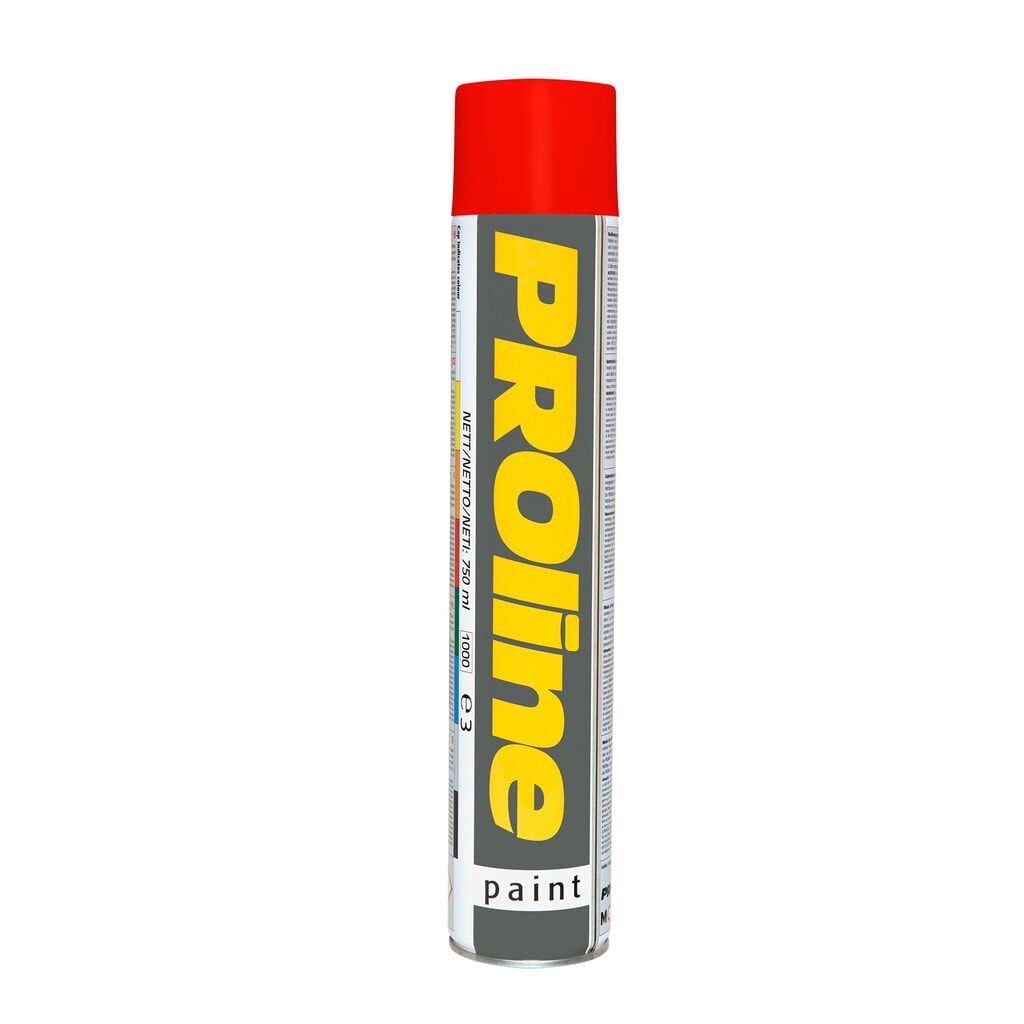 Peinture de marquage PROline-paint 0,75 l, 1 pces/UV, rouge Illustration du produit: Peinture de marquage PROline-paint 0,75 l, 1 pces/UV, rouge
