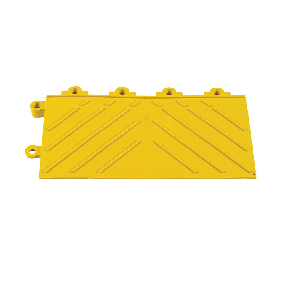 Numéro de l'image du produit 2: Pièce de bordure pour système enfichable de plaque de sol, avec élément d’emboîtement, l x P 152 x 305 mm, jaune