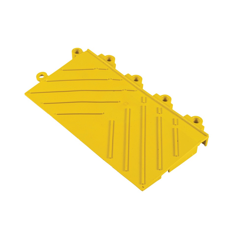 Numéro de l'image du produit 3: Pièce de bordure pour système enfichable de plaque de sol, avec élément d’emboîtement, l x P 152 x 305 mm, jaune