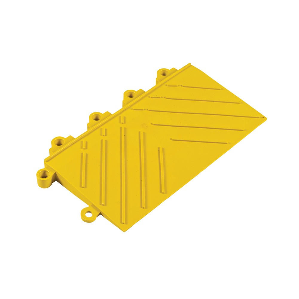 Numéro de l'image du produit 4: Pièce de bordure pour système enfichable de plaque de sol, avec élément d’emboîtement, l x P 152 x 305 mm, jaune