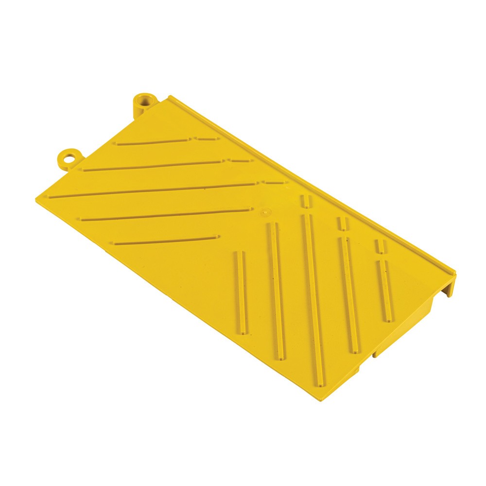 Numéro de l'image du produit 4: Pièce de bordure pour système enfichable de plaque de sol, sans élément d’emboîtement, l x P 152 x 305 mm, jaune