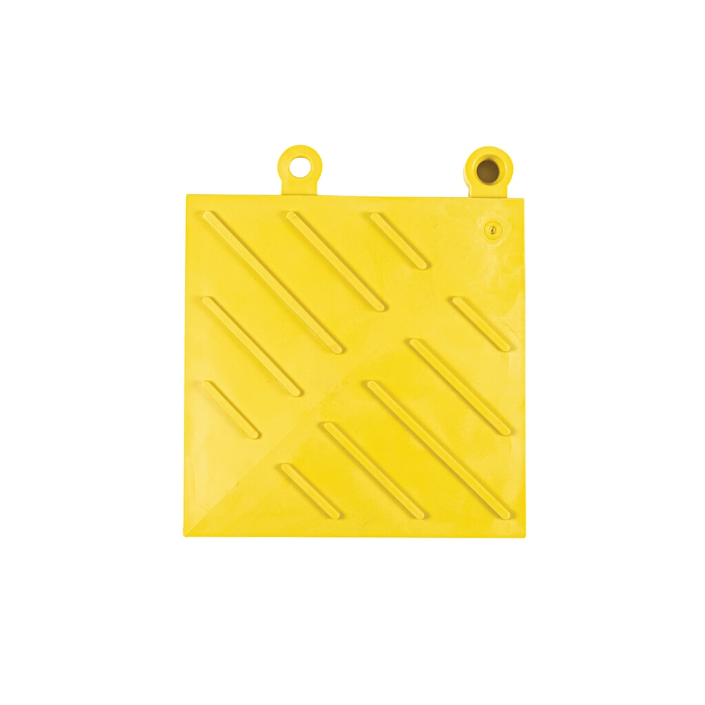 N° de l'image du produit 3 : Pièce de coin pour système enfichable de plaque de sol, l x P 152 x 152 mm, jaune