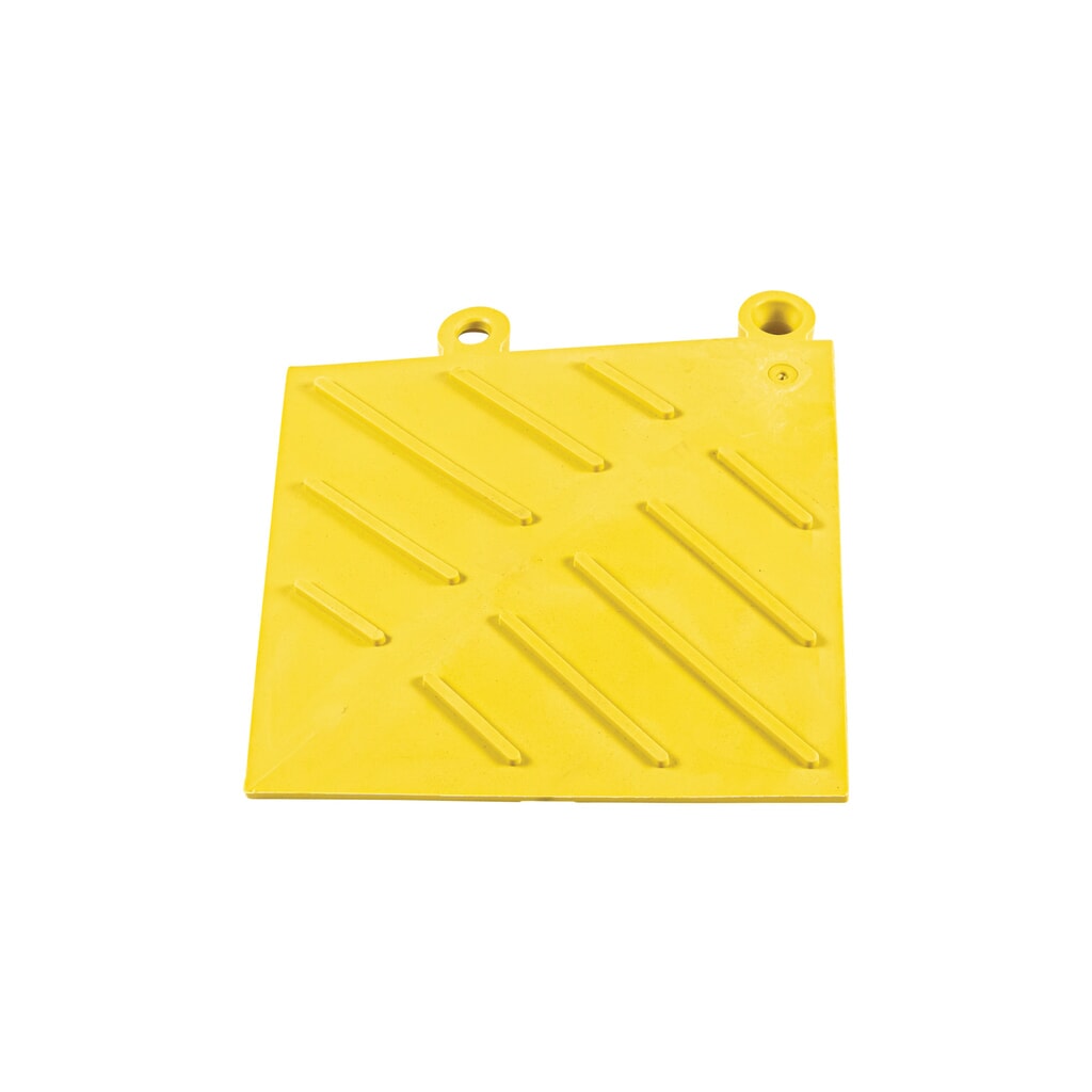 Pièce de coin pour système enfichable de plaque de sol, l x P 152 x 152 mm, jaune N° de l'image du produit 4 : Pièce de coin pour système enfichable de plaque de sol, l x P 152 x 152 mm, jaune