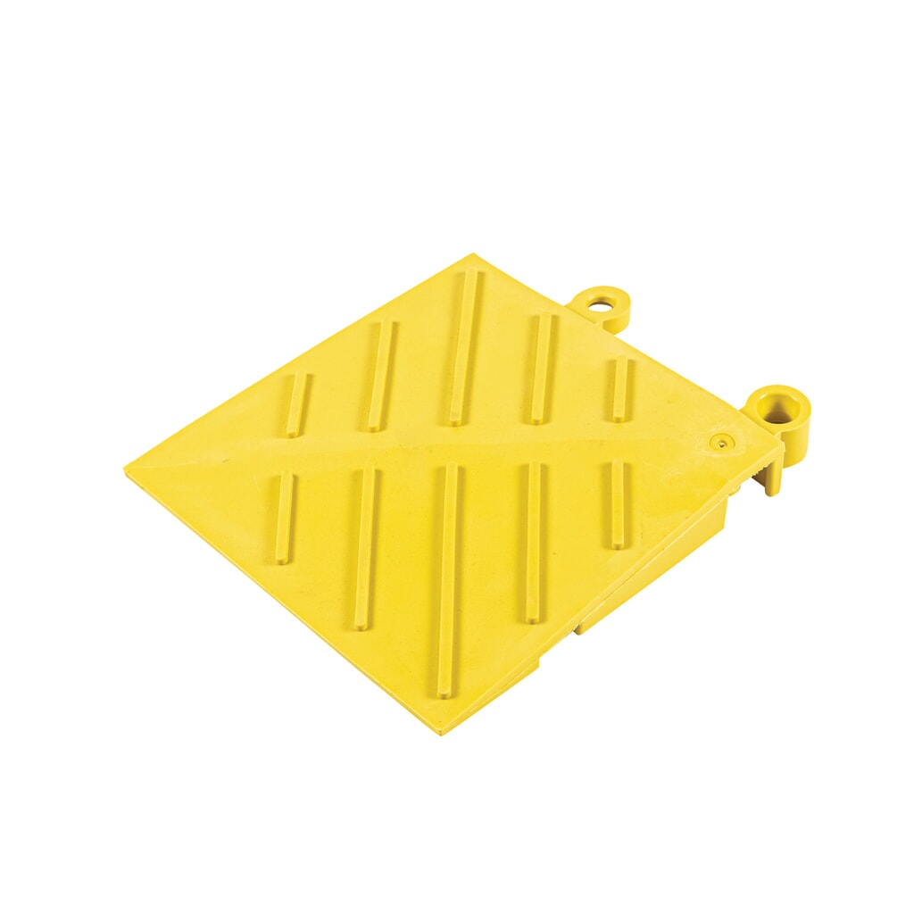 Pièce de coin pour système enfichable de plaque de sol, l x P 152 x 152 mm, jaune N° de l'image du produit 5 : Pièce de coin pour système enfichable de plaque de sol, l x P 152 x 152 mm, jaune