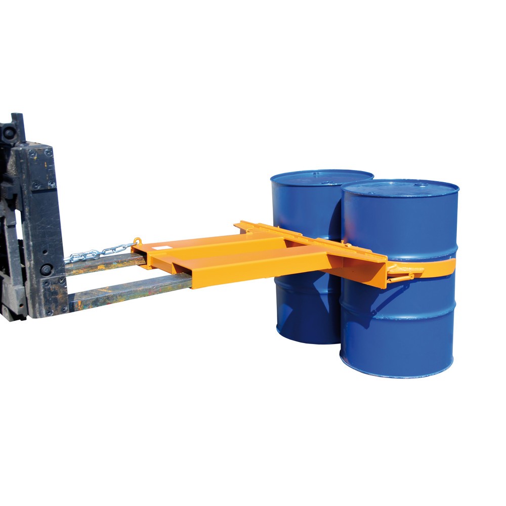Numéro de l'image du produit 2: Pince à fûts Bauer® FK-II, peinte, jaune-orange