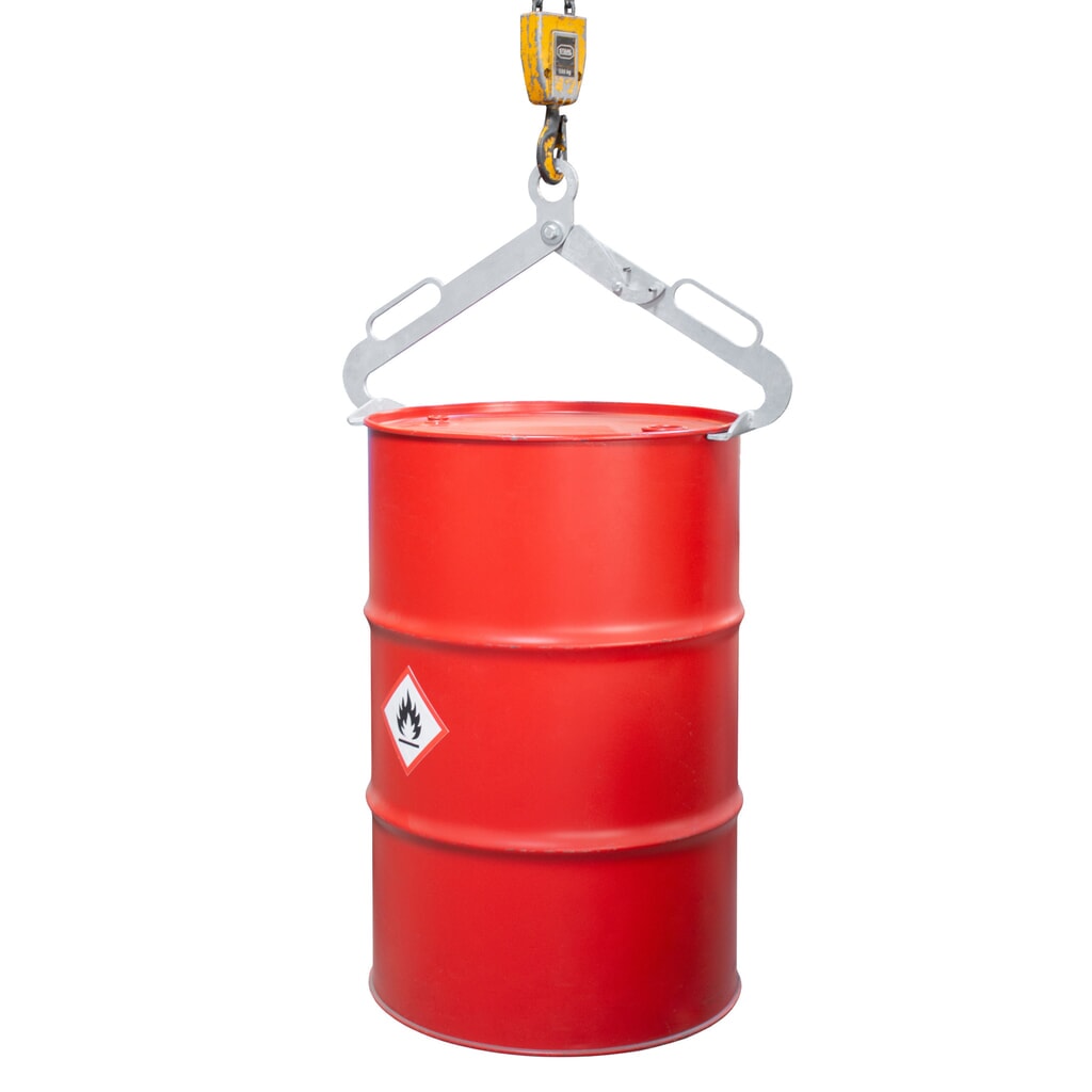 Pince à fûts Bauer® LGZ pour fûts à bonde et à couvercle en acier de 200 litres debout, galvanisée N° de l'image du produit 2 : Pince à fûts Bauer® LGZ pour fûts à bonde et à couvercle en acier de 200 litres debout, galvanisée