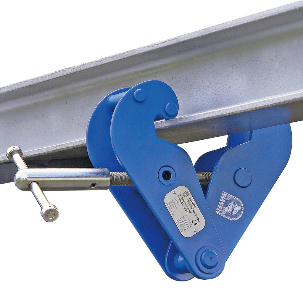 Pince de support et de montage pour la fixation d’appareils de levage