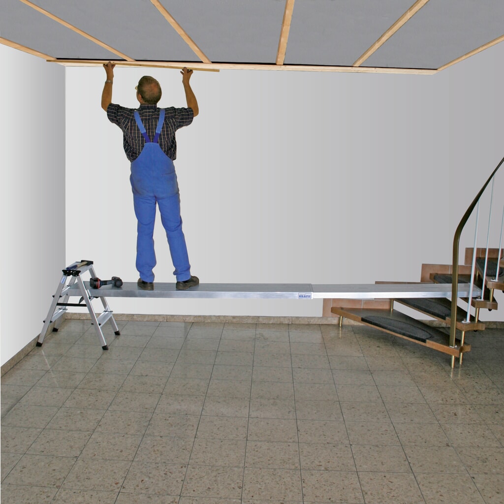 N° de l'image du produit 2 : Planche télescopique KRAUSE® avec revêtement antidérapant, longueur 2,04- 2,98 m