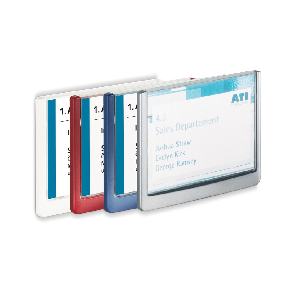 N° de l'image du produit 2 : Plaque de porte DURABLE Click Sign, H x L 105,5 x 149 mm, graphite