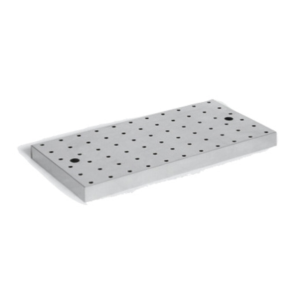 Illustration du produit: Plaque en tôle perforée pour armoire à produits Steinbock® chimiques et toxiques, lxP 500 x 500 mm