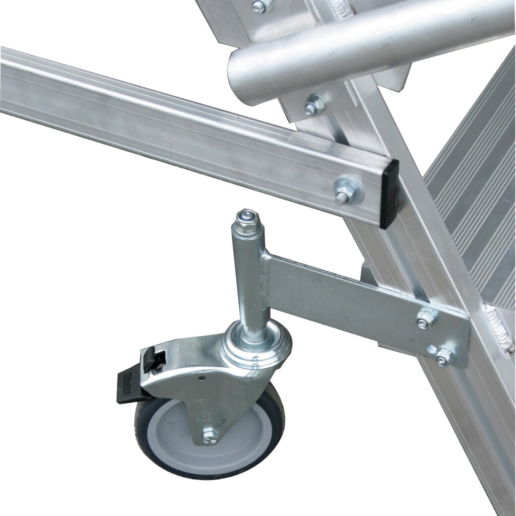 Échelle à plate-forme KRAUSE®, mobile, hauteur déployée 0,70 m N° de l'image du produit 3 : Échelle à plate-forme KRAUSE®, mobile, hauteur déployée 0,70 m