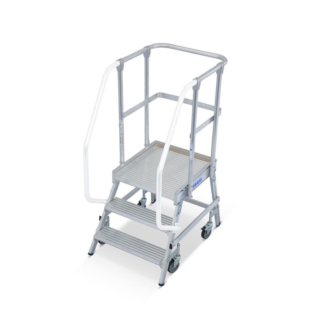 Échelle à plate-forme KRAUSE®, mobile, hauteur déployée 0,70 m N° de l'image du produit 6 : Échelle à plate-forme KRAUSE®, mobile, hauteur déployée 0,70 m