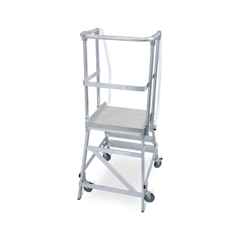 Échelle à plate-forme KRAUSE®, mobile, hauteur déployée 0,95 m N° de l'image du produit 6 : Échelle à plate-forme KRAUSE®, mobile, hauteur déployée 0,95 m