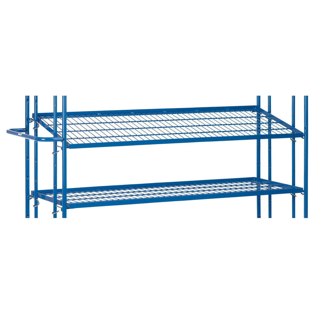 Fond grillagé supplémentaire pour chariot à plateaux pour bacs Euro fetra®, surface de chargement 1 250 x 610 mm N° de l'image du produit 1 : Fond grillagé supplémentaire pour chariot à plateaux pour bacs Euro fetra®, surface de chargement 1 250 x 610 mm