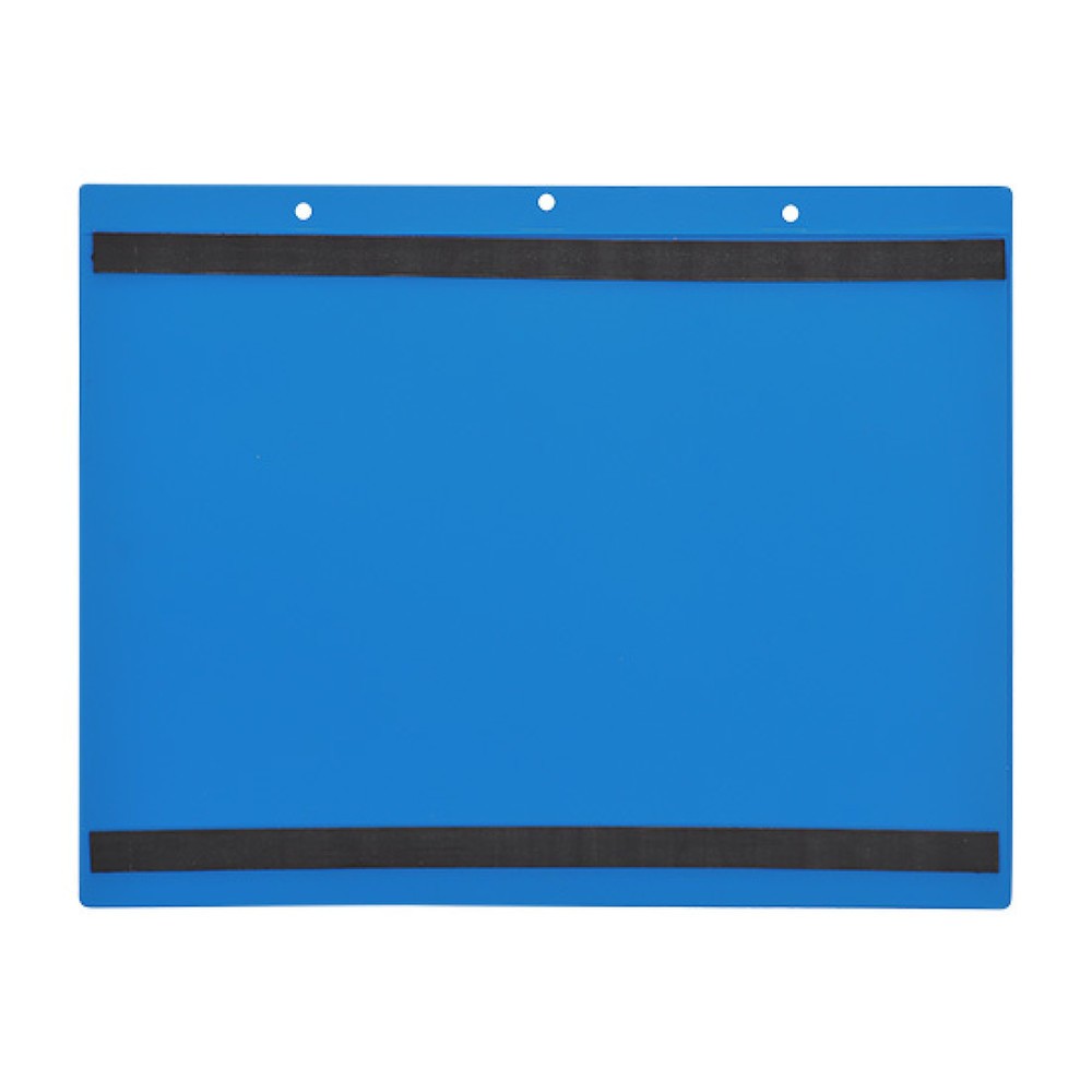 Numéro de l'image du produit 2: Pochettes magnétiques, 50 pces/unité de vente, DIN A4, horizontal, insertion verticale, 2 bandes magnétiques