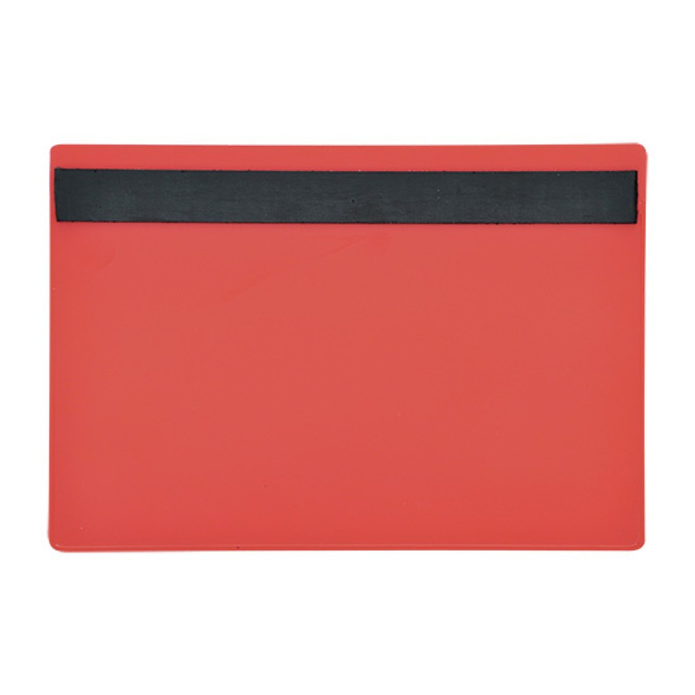 Numéro de l'image du produit 2: Poches magnétiques, DIN A6 paysage, insertion par en haut, 50 pcs/UV, rouges
