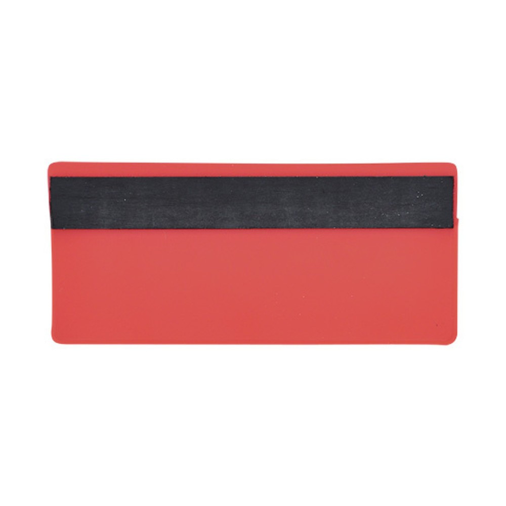 Numéro de l'image du produit 2: Poches magnétiques, Hxl 50 x 110 mm, insertion par en haut, 50 pcs/UV, rouges