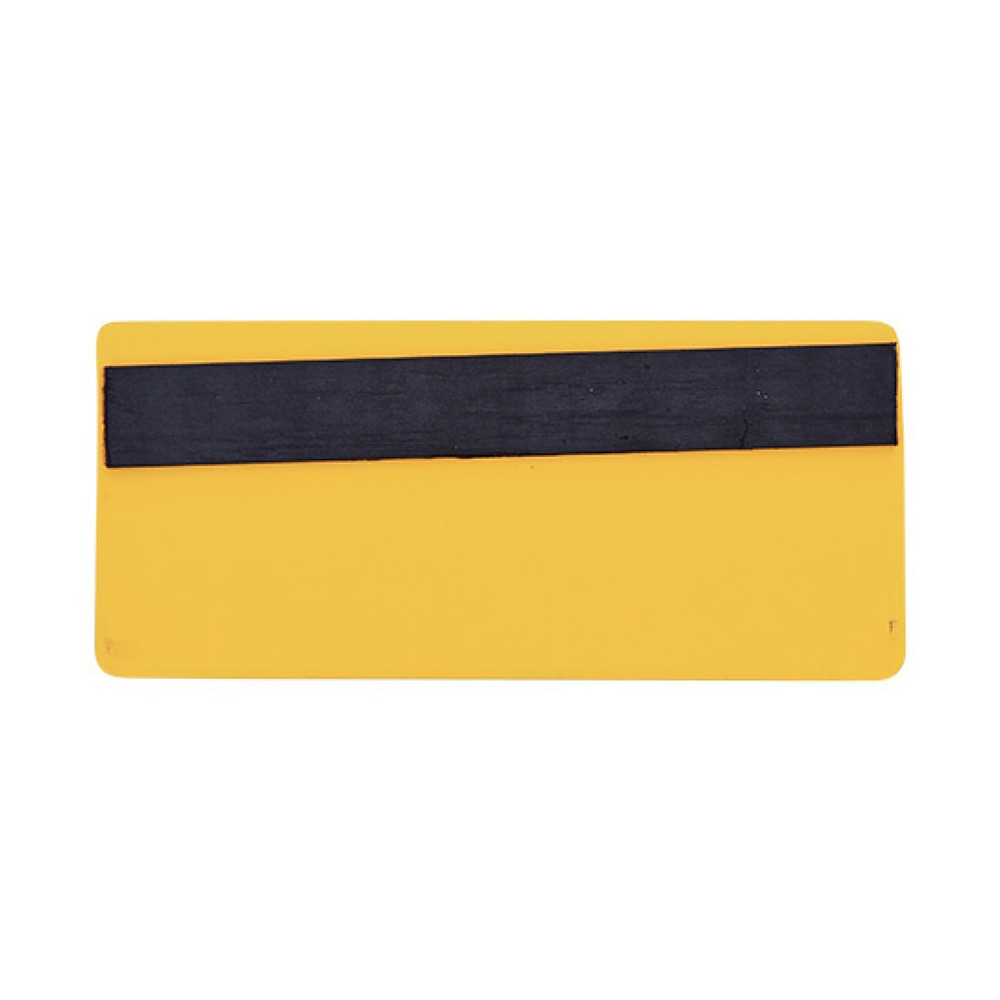 Numéro de l'image du produit 2: Poches magnétiques, Hxl 50 x 110 mm, insertion par en haut, 50 pcs/UV, jaunes