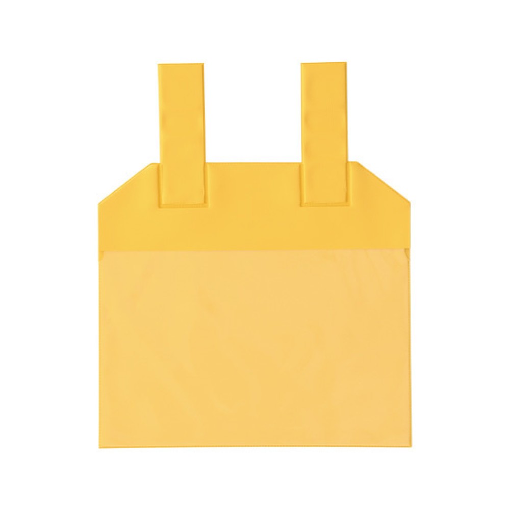 Numéro de l'image du produit 1: Poches pour caisses-palettes avec fermeture magnétique, 50 pcs/UV, DIN A5 paysage, jaunes