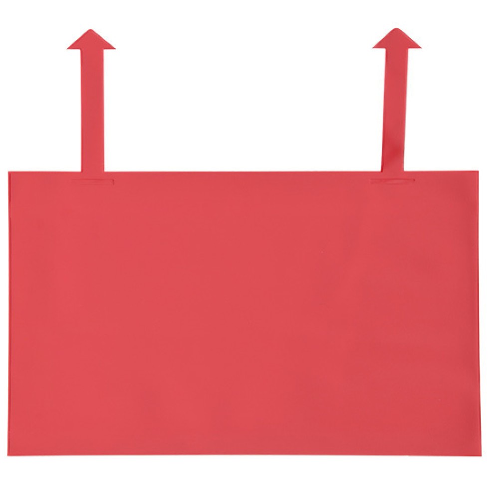 Numéro de l'image du produit 2: Poches pour caisses-palettes avec languettes, 50 pcs/UV, DIN A4 portrait, rouges