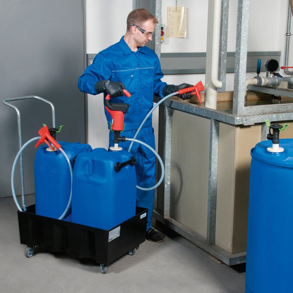N° de l'image du produit 7 : Pompe Combiflux avec moteur sans fil, puissance de refoulement max. 40 l/min, pour bidons