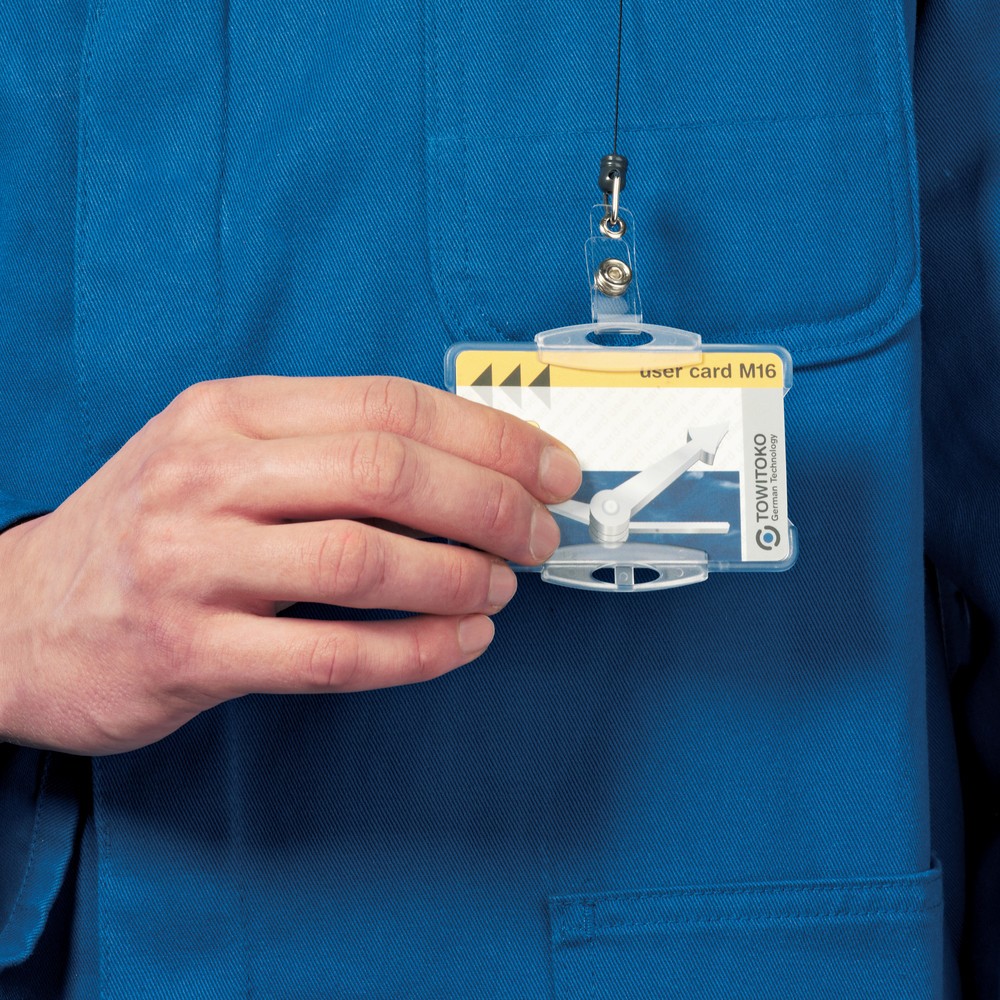 Numéro de l'image du produit 2: Porte-badge DURABLE pour une carte d’entreprise