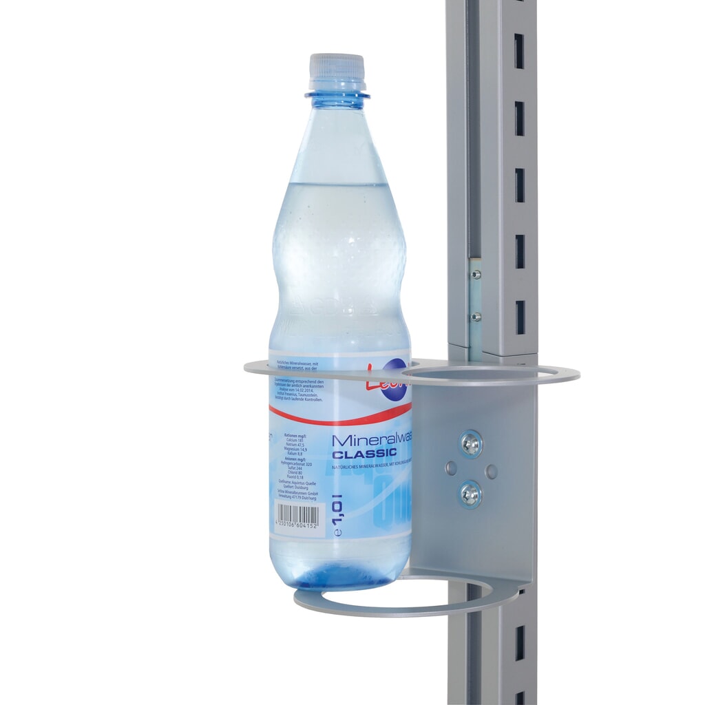 Porte-bouteilles pour les Rocholz tables d’emballage FLEX, H x l x P 130 x 210 x 125 mm Illustration du produit: Porte-bouteilles pour les Rocholz tables d’emballage FLEX, H x l x P 130 x 210 x 125 mm