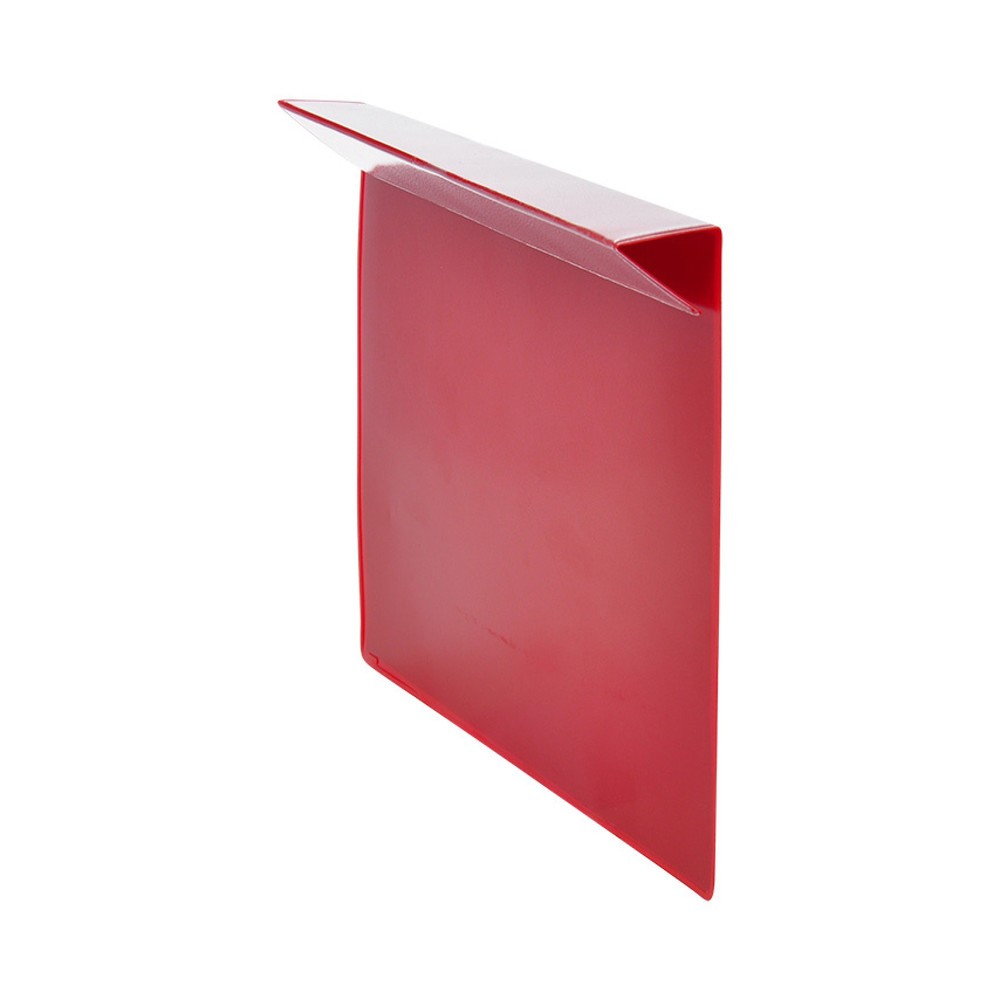 Numéro de l'image du produit 2: Pochette d’identification pour rehausseur, 100 pcs/UV, DIN A5, insertion par le côté, rouge