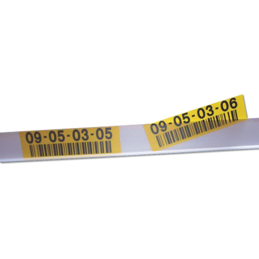 Porte-étiquettes, autocollant, H x l 33 x 100 mm, transparent N° de l'image du produit 1 : Porte-étiquettes, autocollant, H x l 33 x 100 mm, transparent
