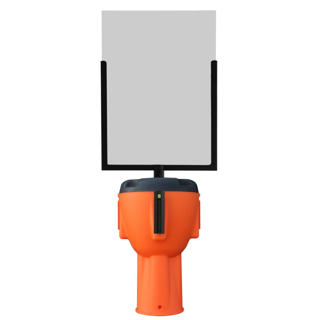N° de l'image du produit 2 : Porte-panneau SK 950 pour réhausseur de cône de signalisation RS-GUIDESYSTEMS® SK 900, DIN A4 format portrait