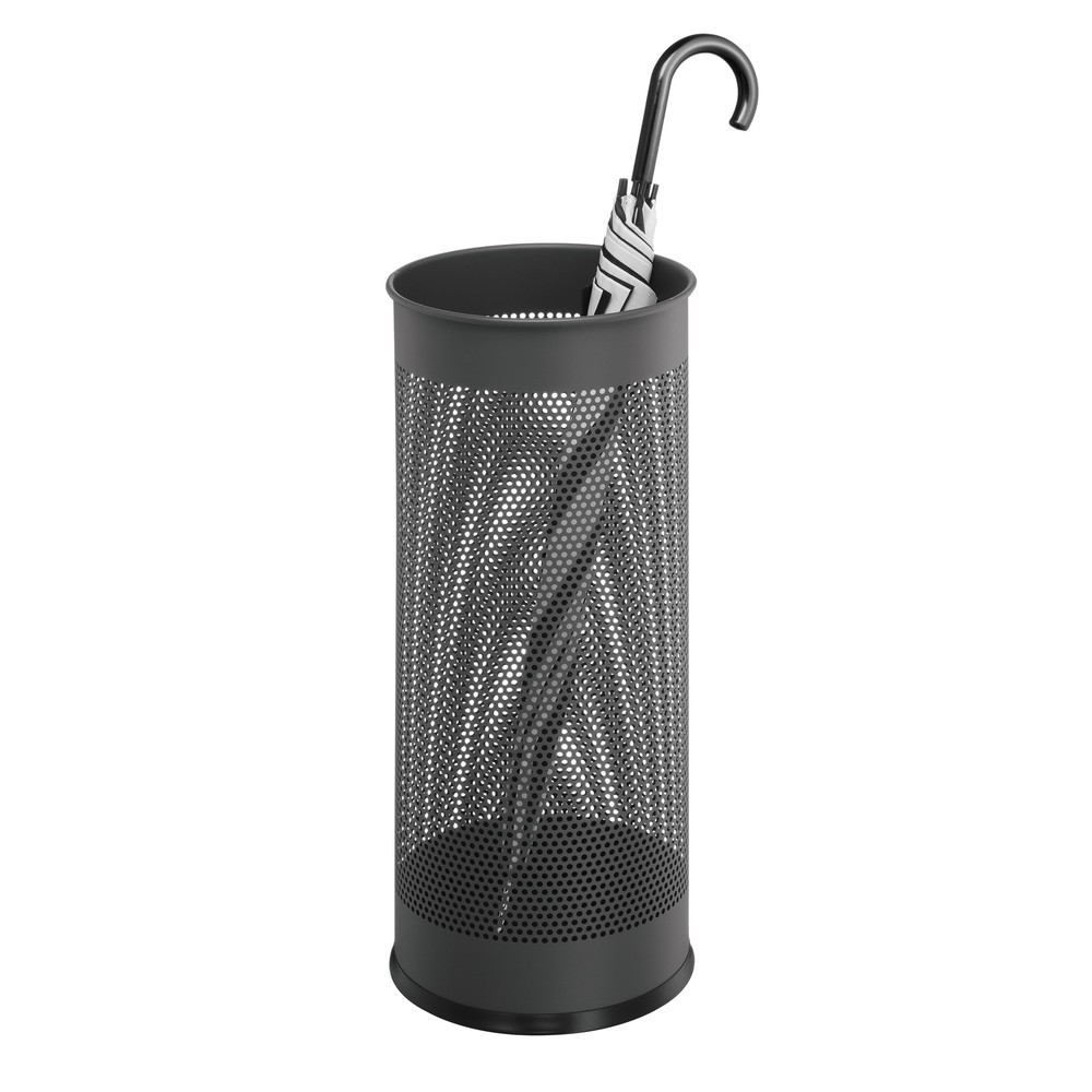 Numéro de l'image du produit 2: Porte-parapluie métallique, rond, anthracite