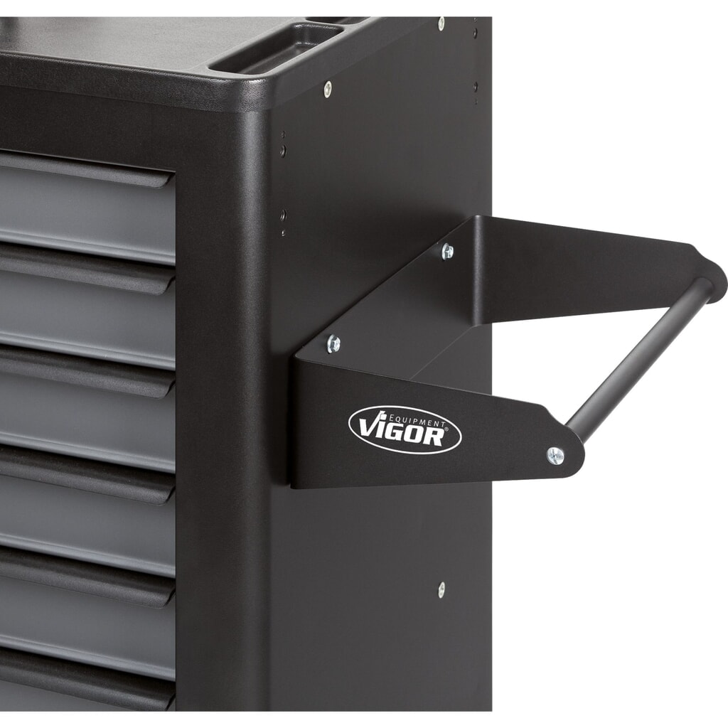 N° de l'image du produit 1 : Porte-rouleau de papier pour chariots à outils et établis VIGOR®