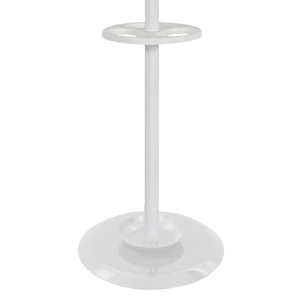 N° de l'image du produit 3 : Portemanteau Porcelain, sur pied, 4 crochets doubles, blanc