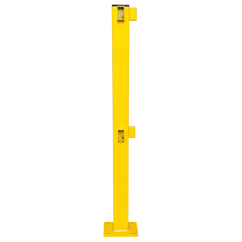 Rambarde de protection S-Line, pour l’intérieur, poteau de coin, hauteur 1 000 mm Illustration du produit: Rambarde de protection S-Line, pour l’intérieur, poteau de coin, hauteur 1 000 mm