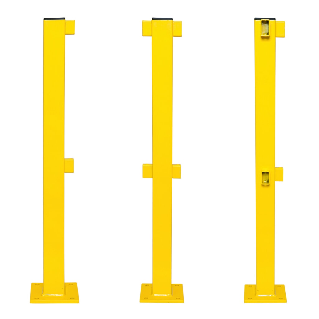 Rambarde de protection S-Line, pour l’intérieur, poteau de départ/fin, hauteur 1 000 mm N° de l'image du produit 5 : Rambarde de protection S-Line, pour l’intérieur, poteau de départ/fin, hauteur 1 000 mm