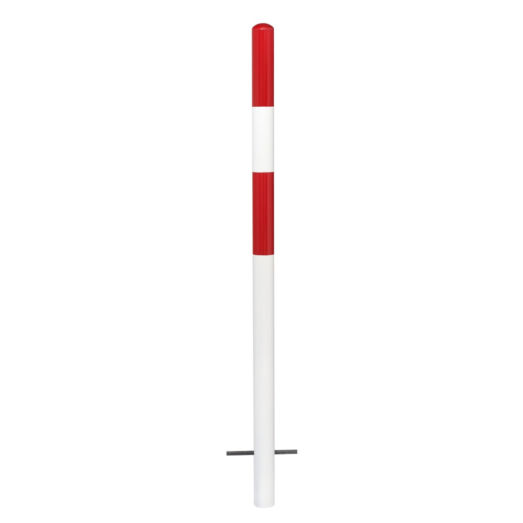 Potelet MORAVIA MORION, fixe, tube rond Ø 60 mm, revêtement en plastique, à bétonner, sans œillet pour chaîne Illustration du produit: Potelet MORAVIA MORION, fixe, tube rond Ø 60 mm, revêtement en plastique, à bétonner, sans œillet pour chaîne